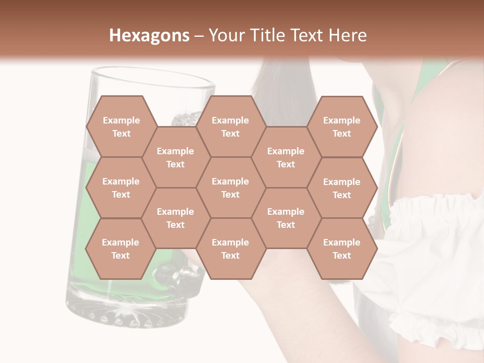 Beautiful Irish Saint PowerPoint Template