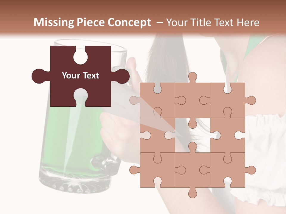 Beautiful Irish Saint PowerPoint Template