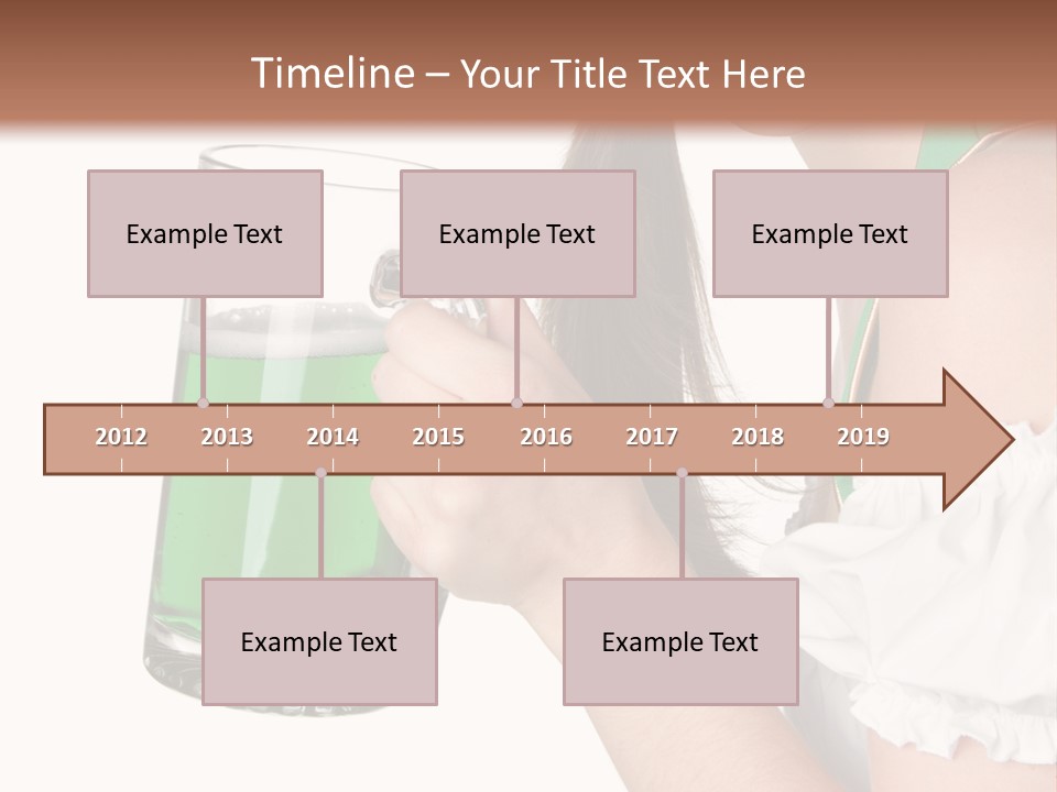 Beautiful Irish Saint PowerPoint Template