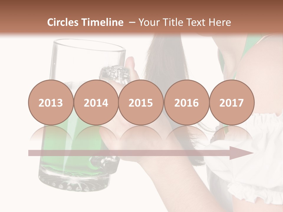 Beautiful Irish Saint PowerPoint Template