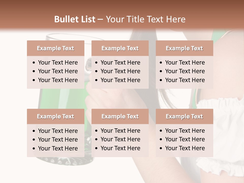 Beautiful Irish Saint PowerPoint Template