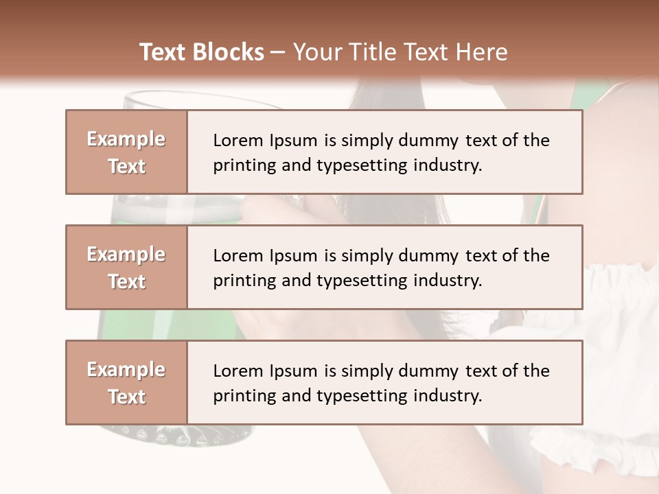 Beautiful Irish Saint PowerPoint Template