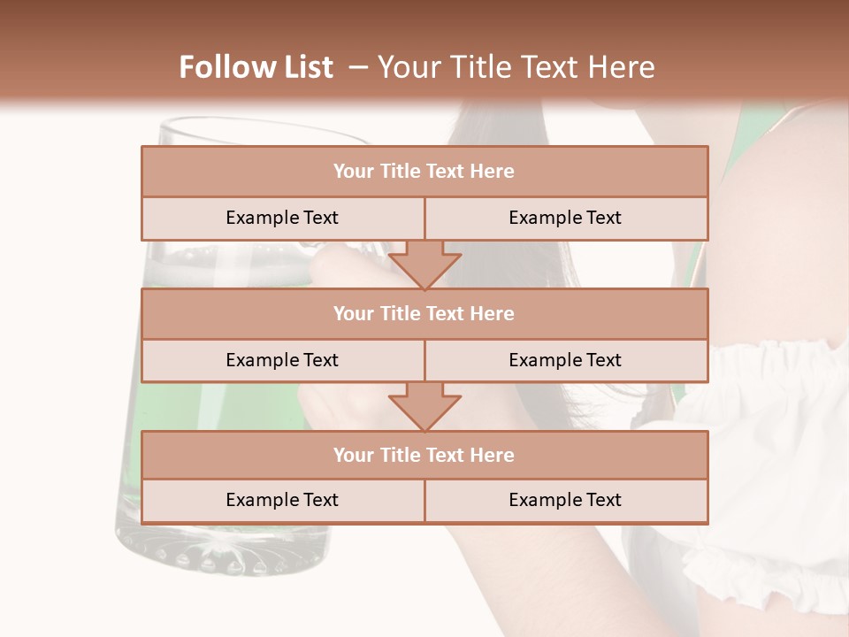 Beautiful Irish Saint PowerPoint Template