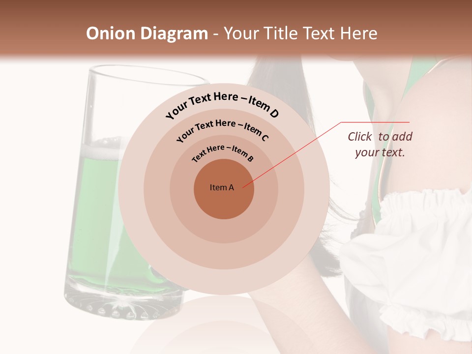 Beautiful Irish Saint PowerPoint Template