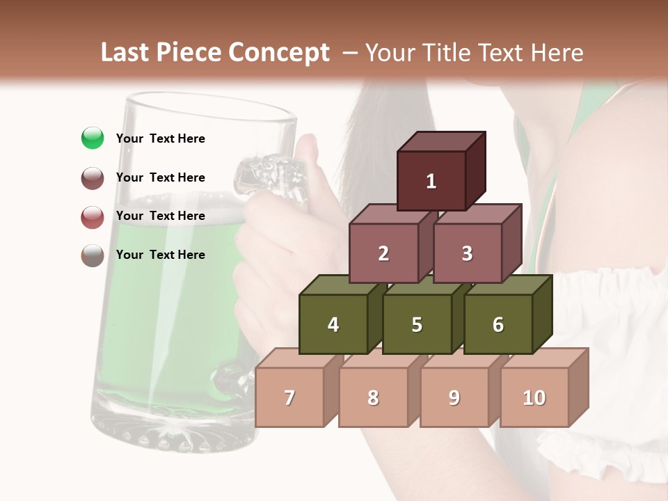 Beautiful Irish Saint PowerPoint Template