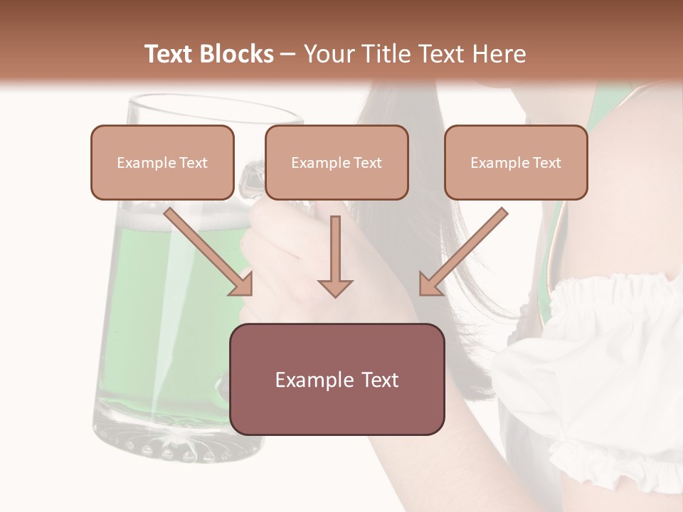 Beautiful Irish Saint PowerPoint Template