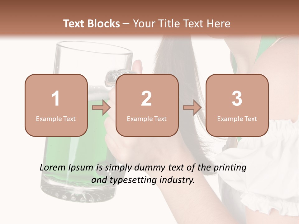 Beautiful Irish Saint PowerPoint Template