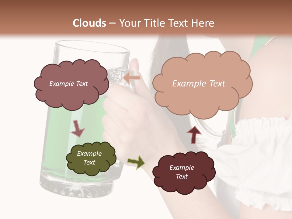 Beautiful Irish Saint PowerPoint Template