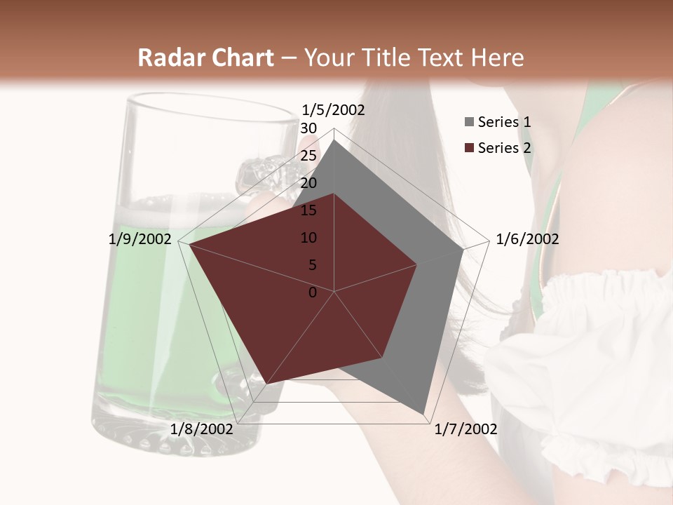 Beautiful Irish Saint PowerPoint Template