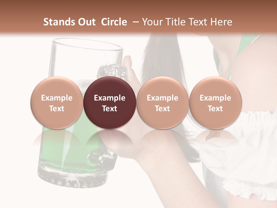 Beautiful Irish Saint PowerPoint Template