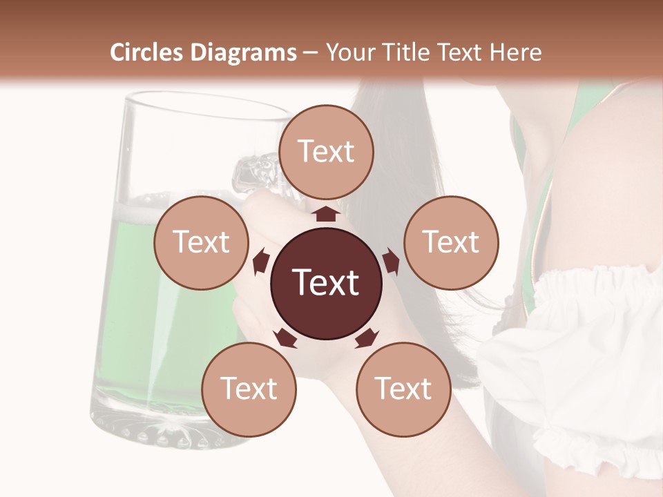 Beautiful Irish Saint PowerPoint Template