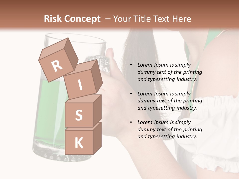 Beautiful Irish Saint PowerPoint Template