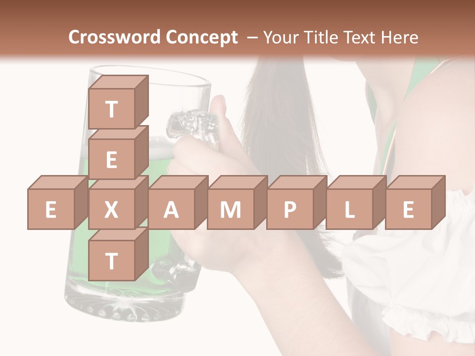 Beautiful Irish Saint PowerPoint Template