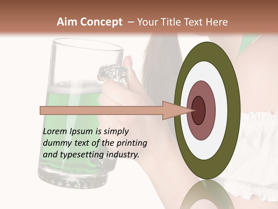 Beautiful Irish Saint PowerPoint Template