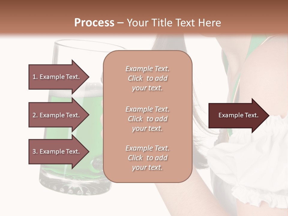 Beautiful Irish Saint PowerPoint Template