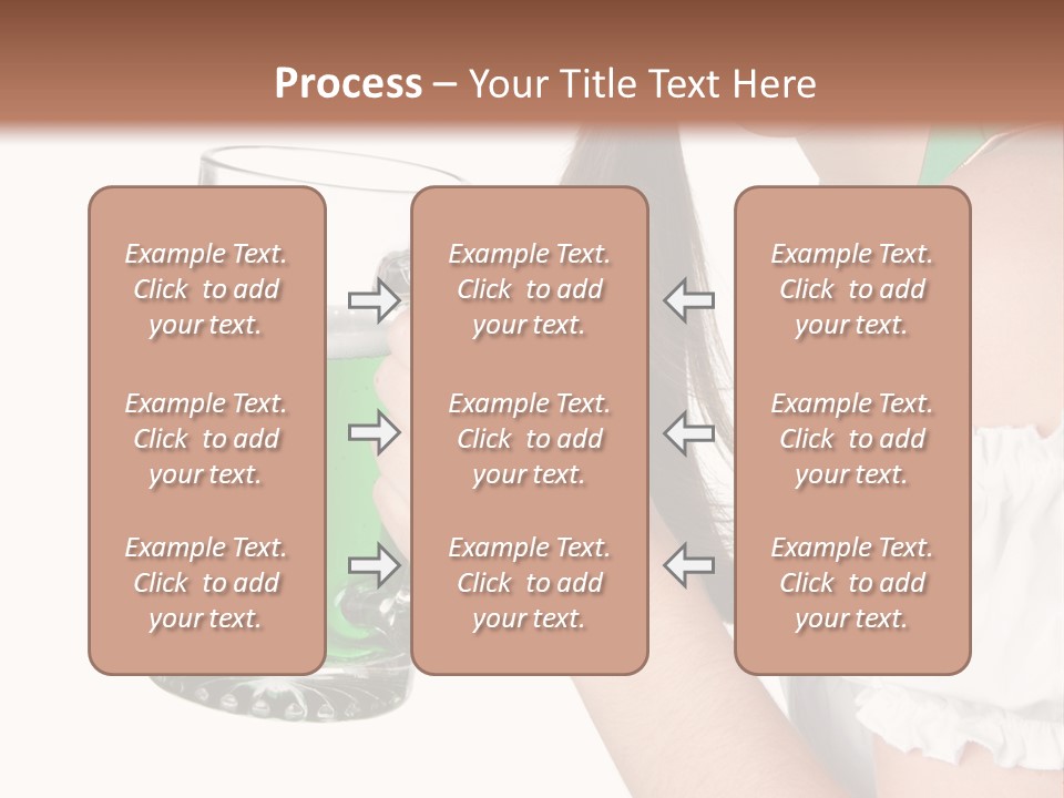 Beautiful Irish Saint PowerPoint Template