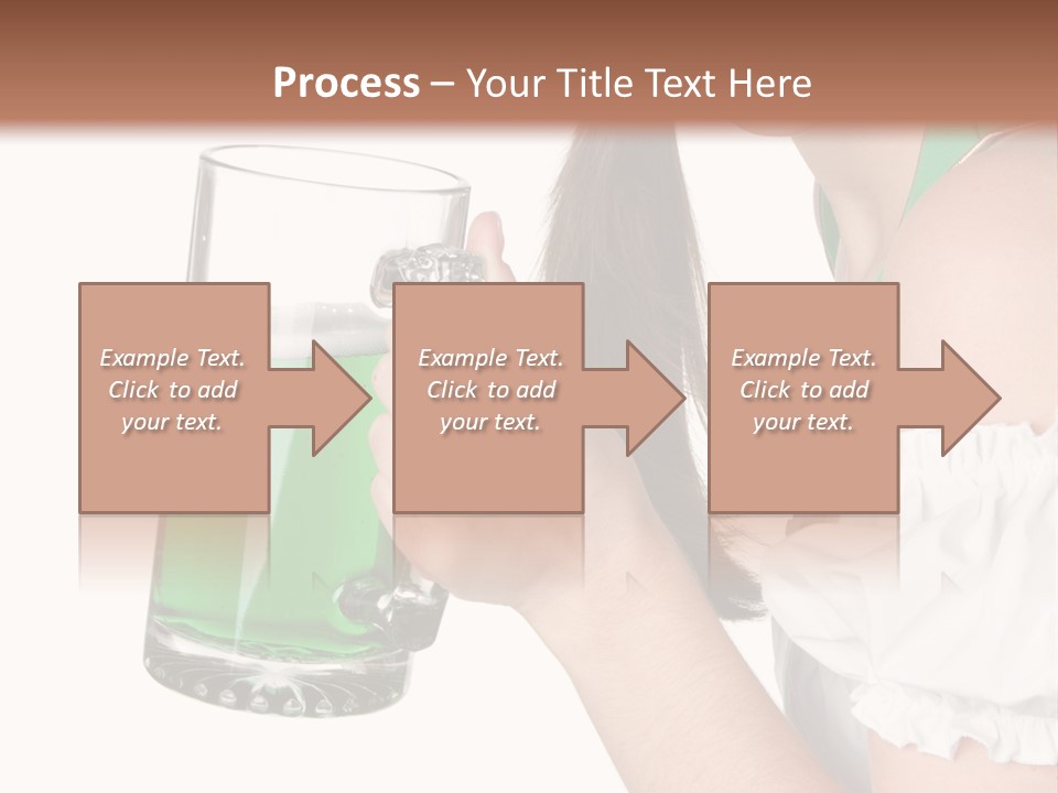 Beautiful Irish Saint PowerPoint Template