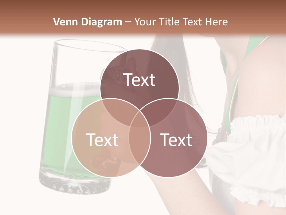 Beautiful Irish Saint PowerPoint Template