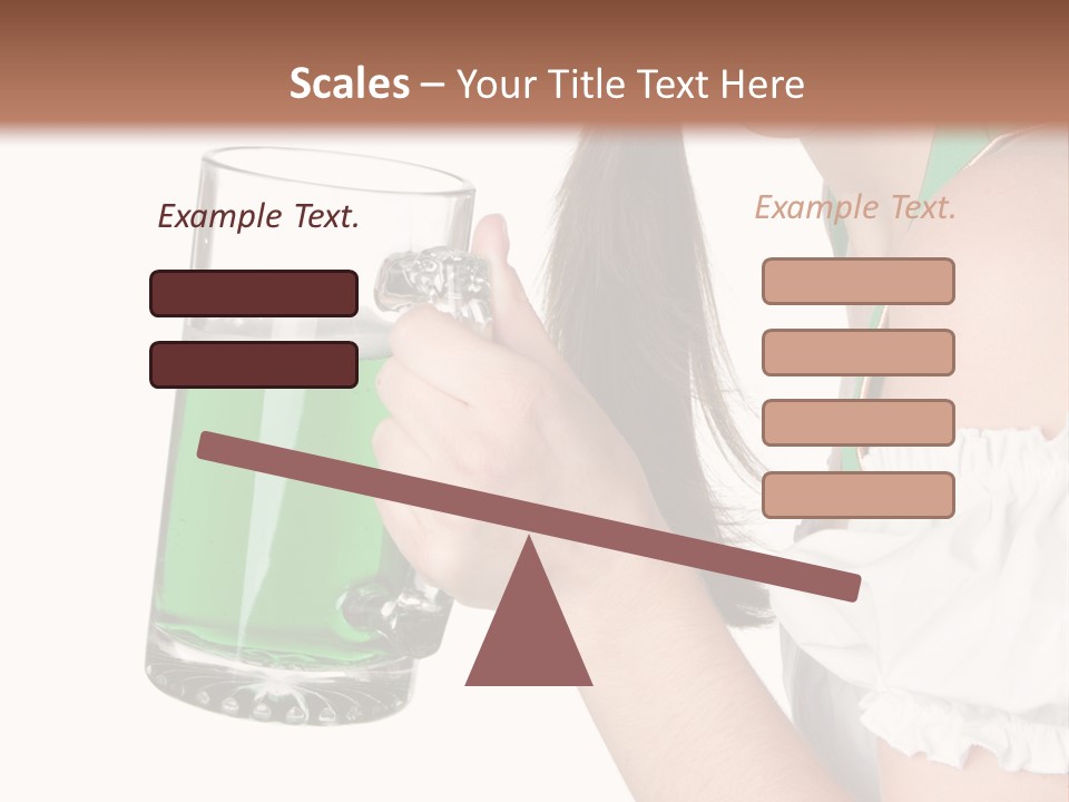 Beautiful Irish Saint PowerPoint Template