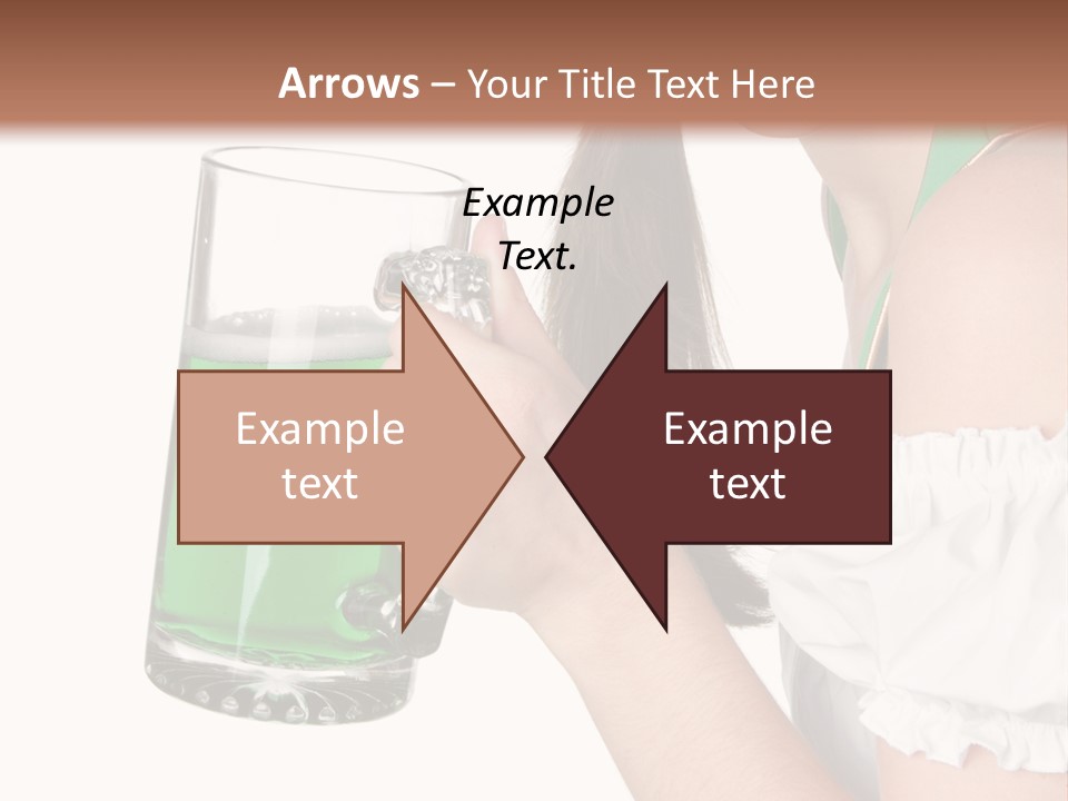 Beautiful Irish Saint PowerPoint Template