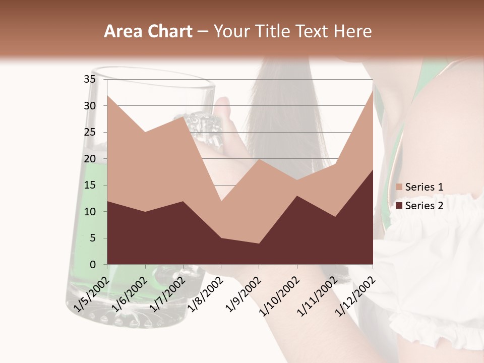 Beautiful Irish Saint PowerPoint Template