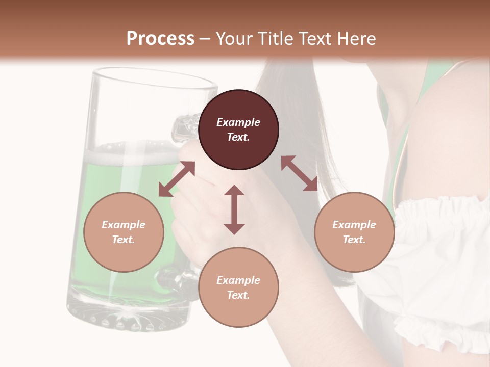 Beautiful Irish Saint PowerPoint Template