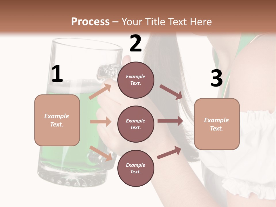 Beautiful Irish Saint PowerPoint Template