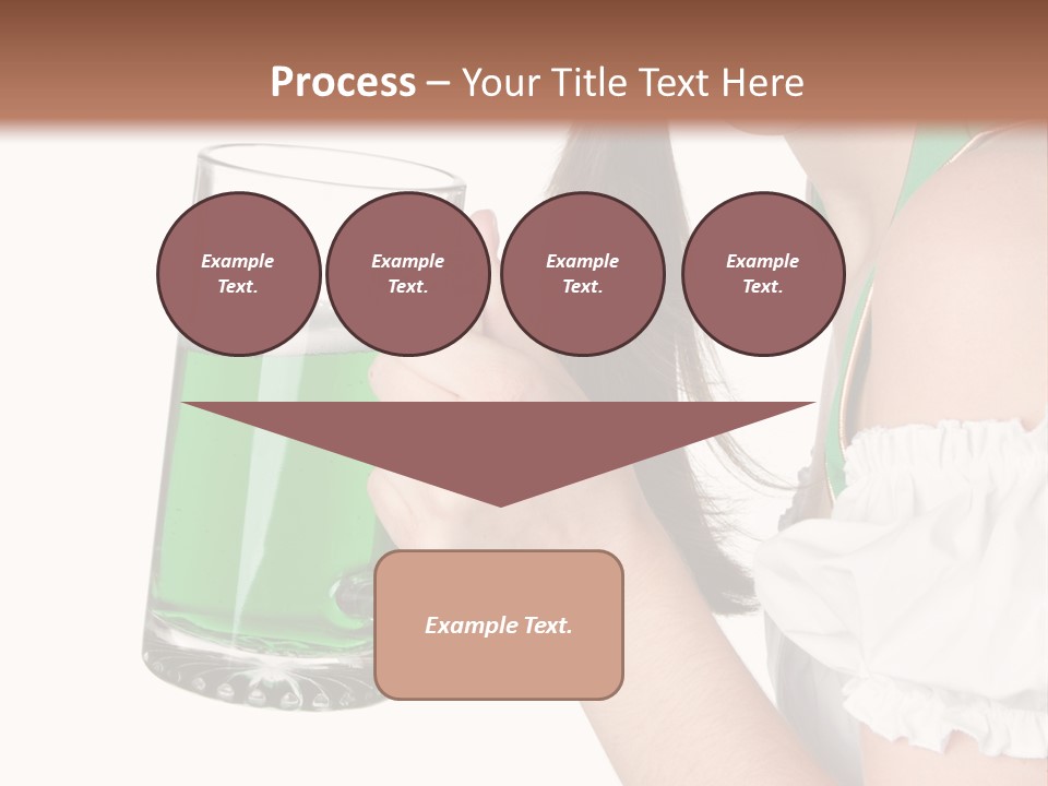Beautiful Irish Saint PowerPoint Template