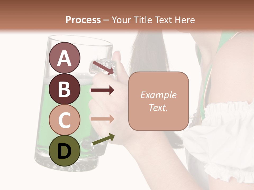 Beautiful Irish Saint PowerPoint Template