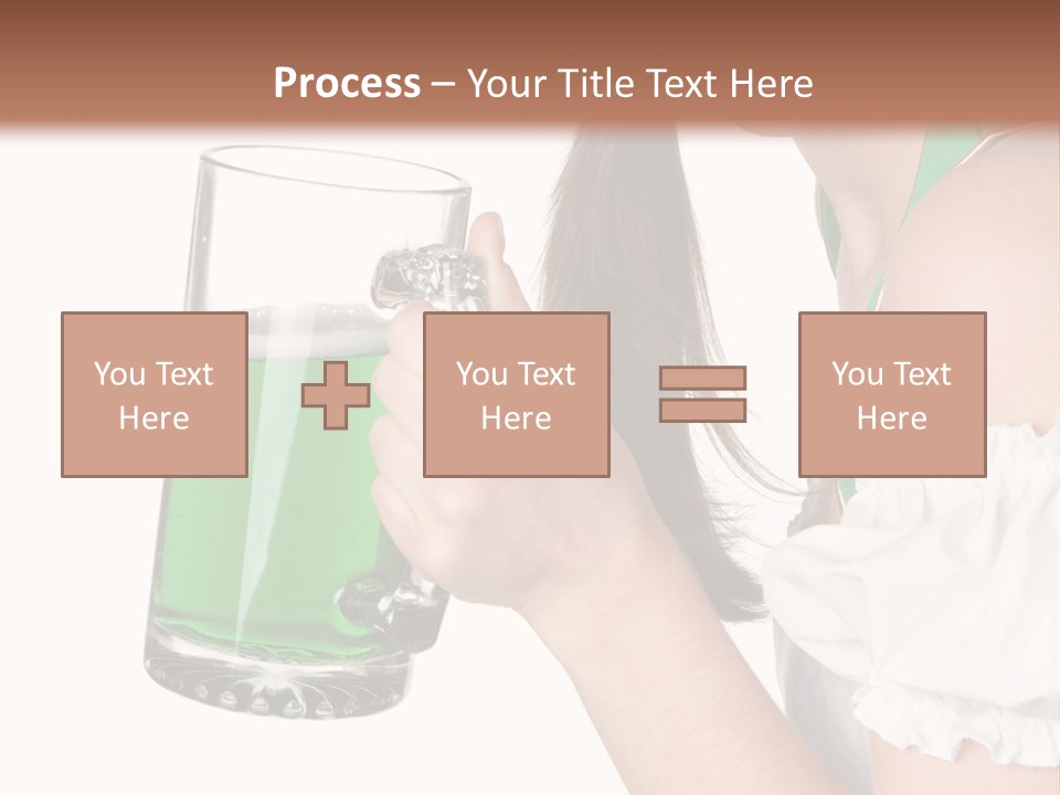 Beautiful Irish Saint PowerPoint Template