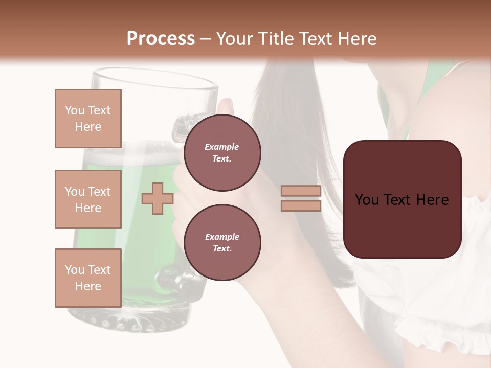 Beautiful Irish Saint PowerPoint Template