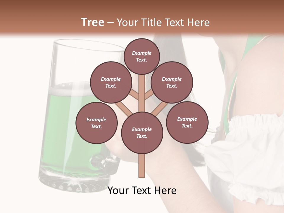 Beautiful Irish Saint PowerPoint Template