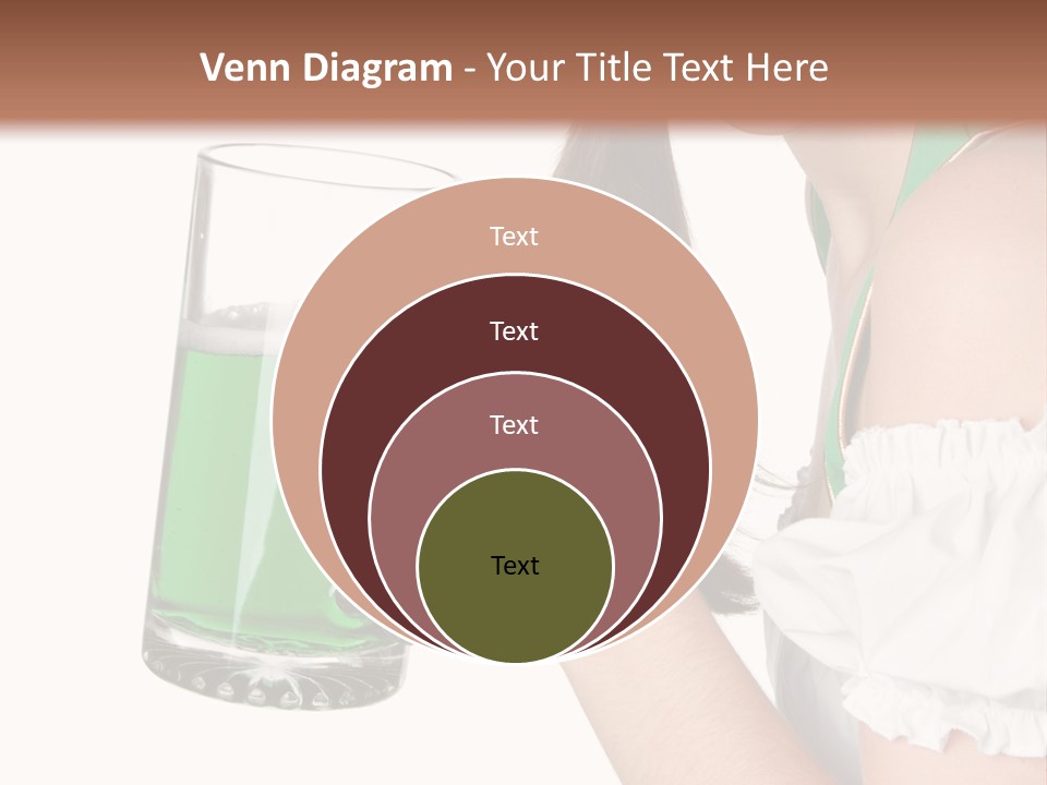 Beautiful Irish Saint PowerPoint Template