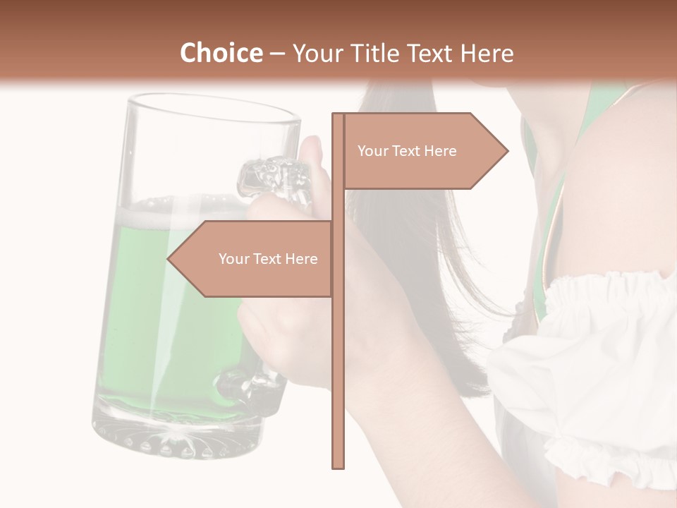 Beautiful Irish Saint PowerPoint Template