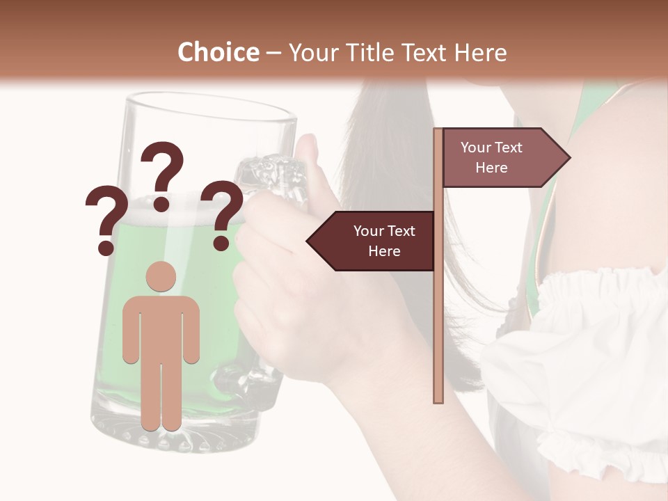 Beautiful Irish Saint PowerPoint Template