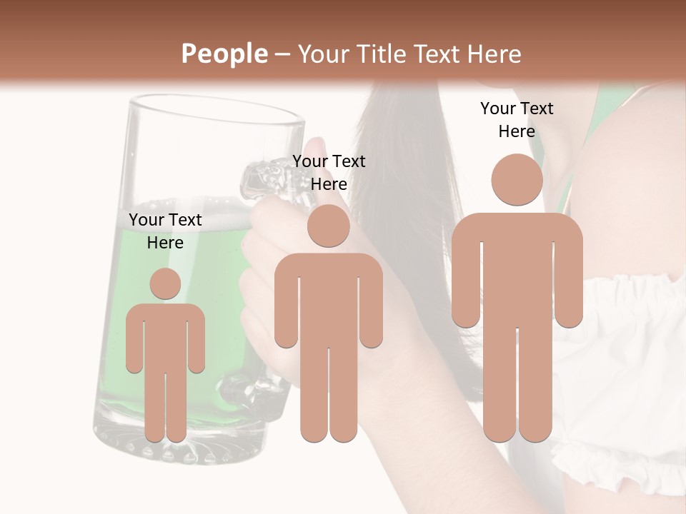 Beautiful Irish Saint PowerPoint Template