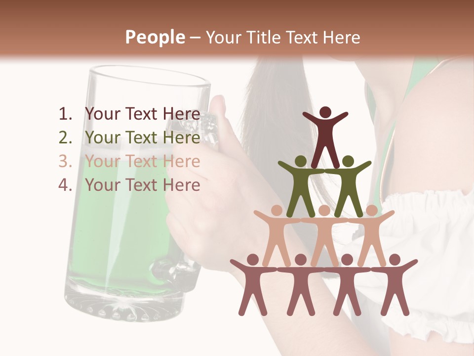 Beautiful Irish Saint PowerPoint Template