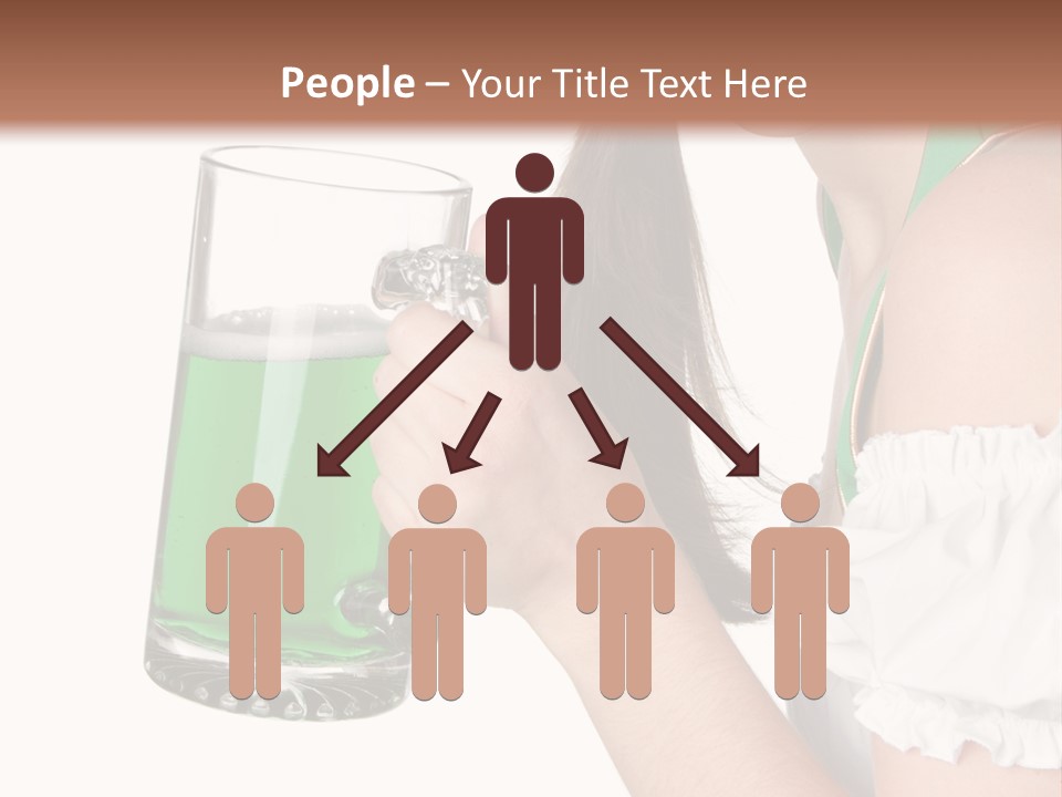 Beautiful Irish Saint PowerPoint Template