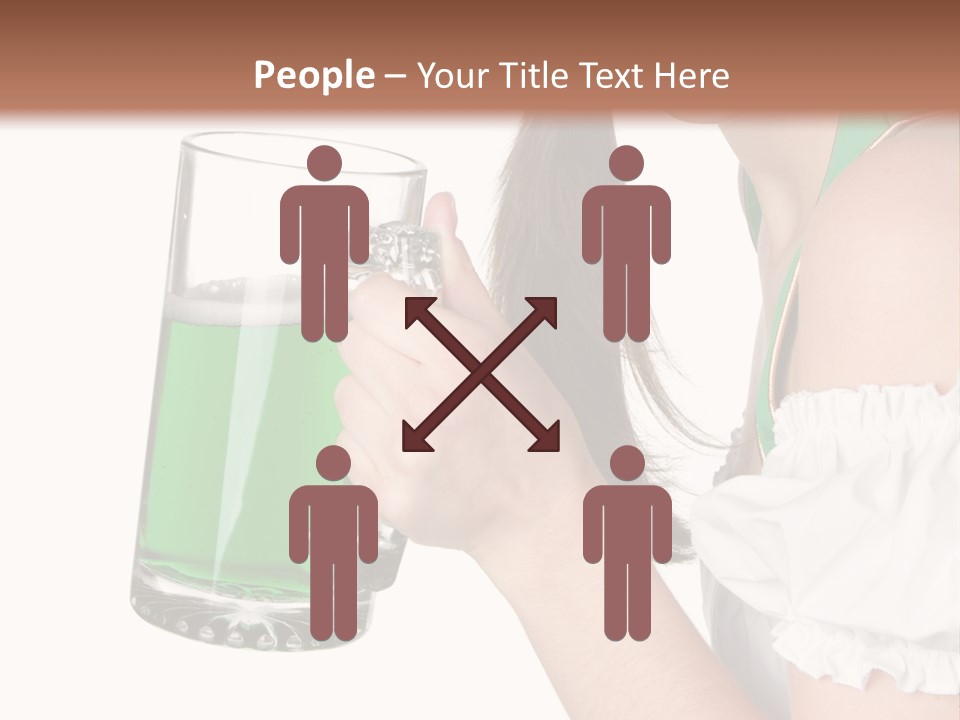 Beautiful Irish Saint PowerPoint Template