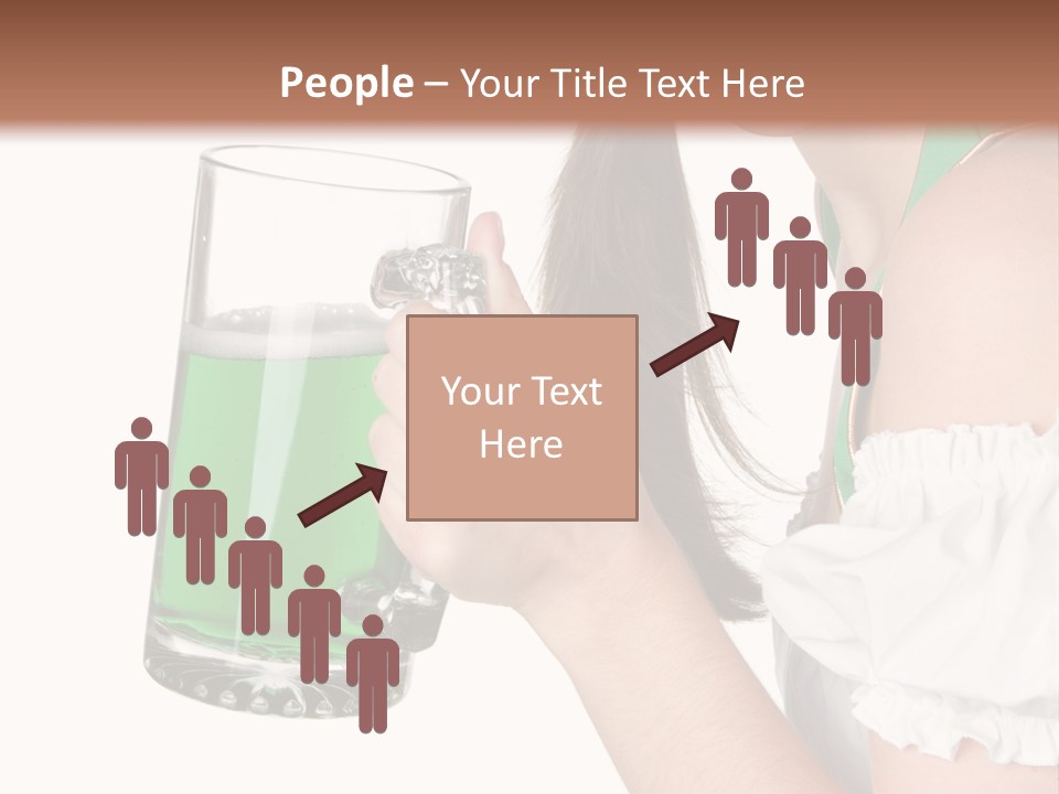 Beautiful Irish Saint PowerPoint Template