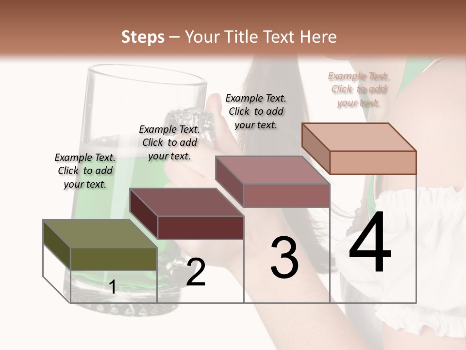 Beautiful Irish Saint PowerPoint Template