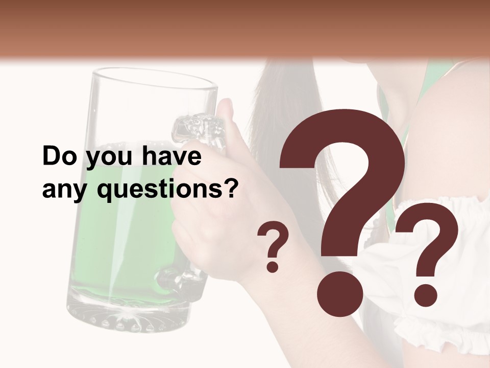 Beautiful Irish Saint PowerPoint Template