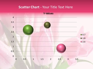 Isolated Macro Pink PowerPoint Template