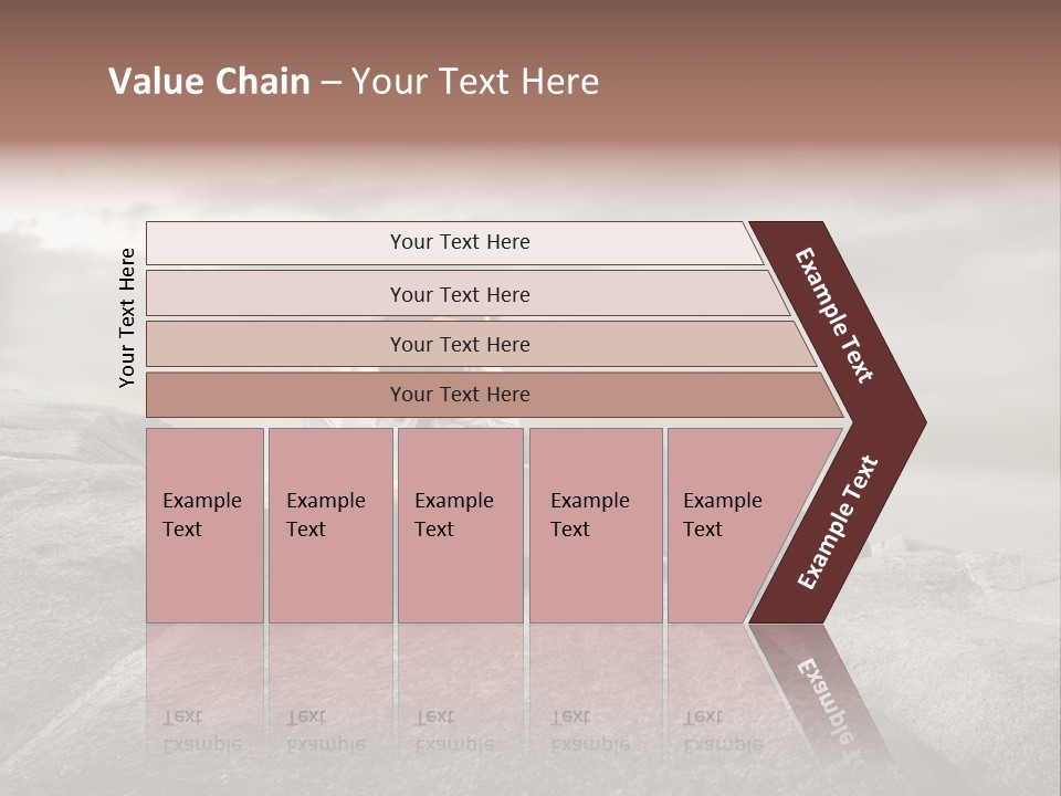 Young Notebook Woman PowerPoint Template