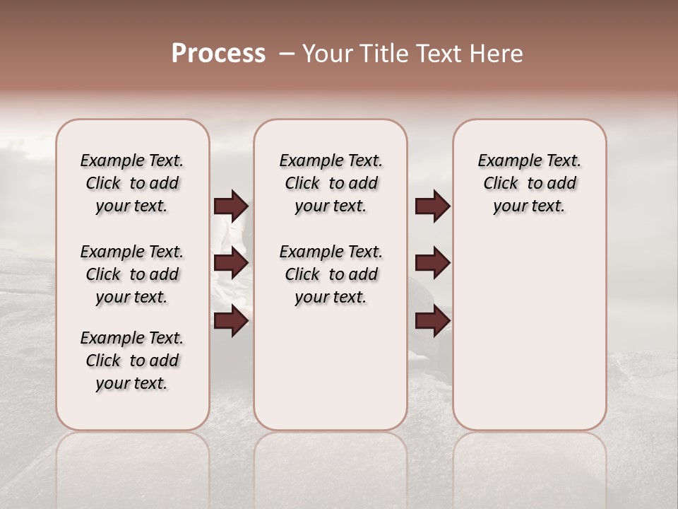 Young Notebook Woman PowerPoint Template