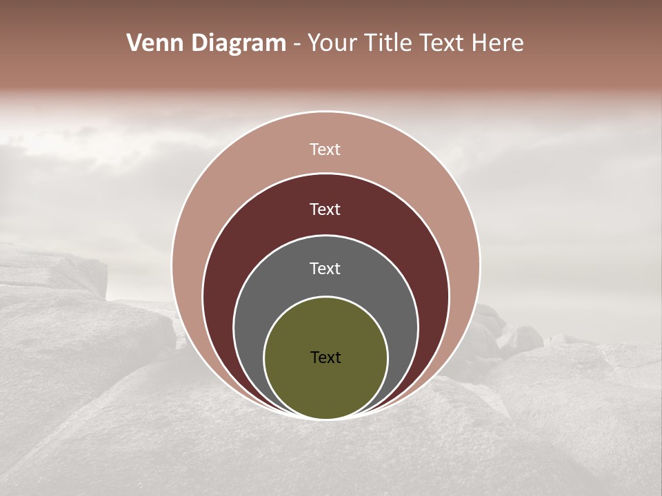 Young Notebook Woman PowerPoint Template
