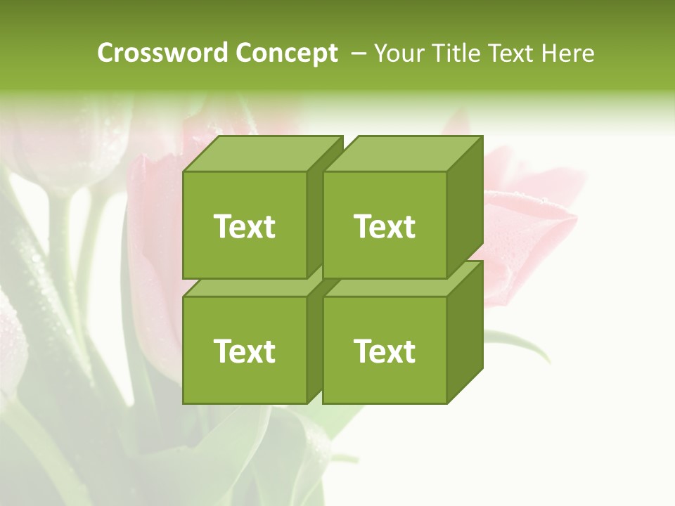 Pink Tulip Purple PowerPoint Template