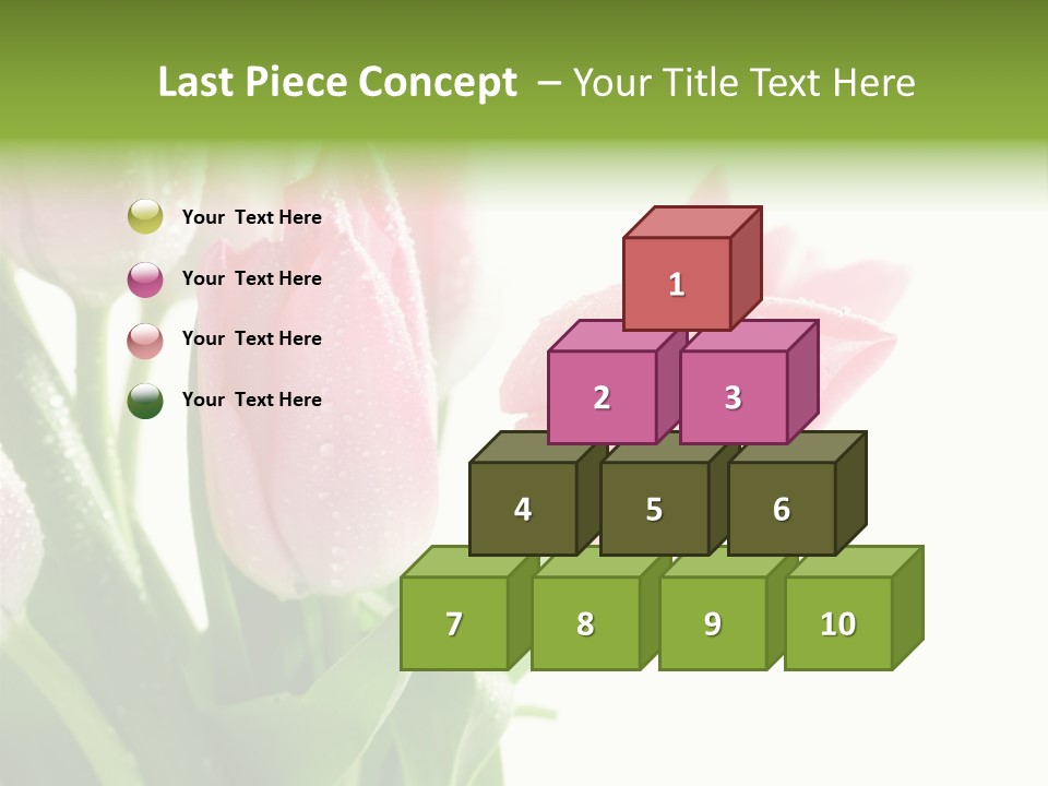 Pink Tulip Purple PowerPoint Template