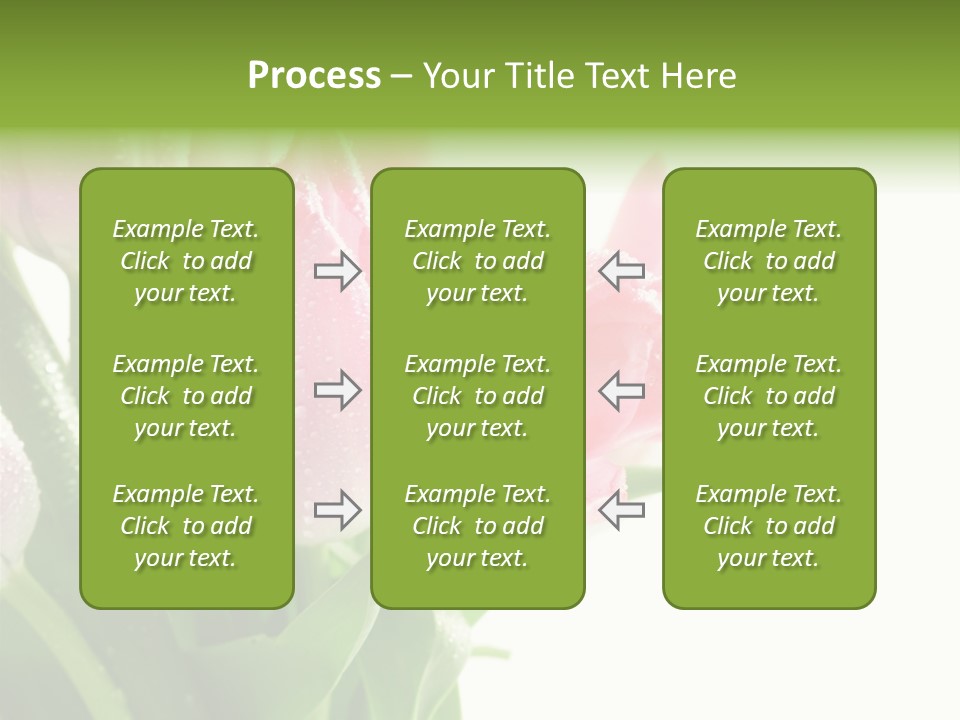 Pink Tulip Purple PowerPoint Template