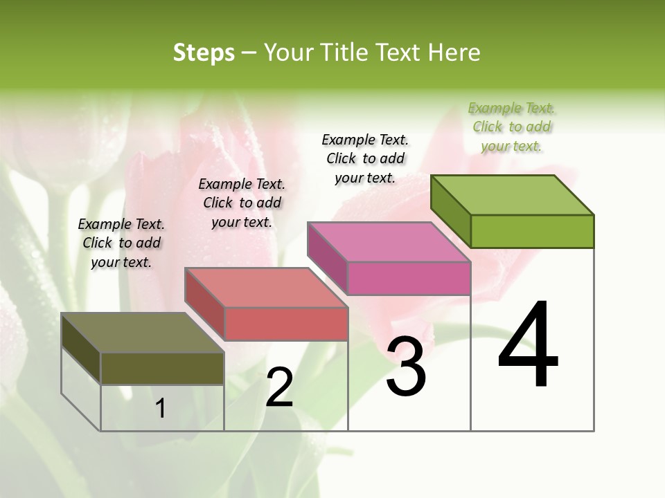 Pink Tulip Purple PowerPoint Template